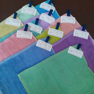 Khăn mặt mầm non quai tem ghi tên kiểu Nhật