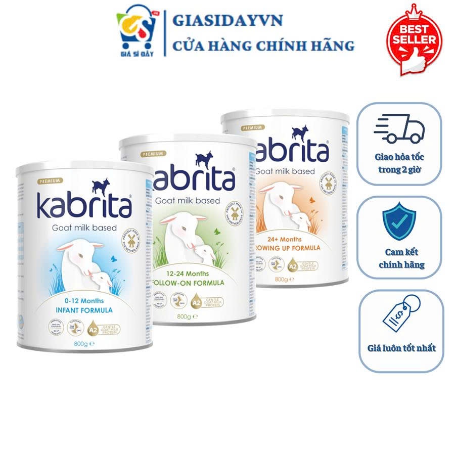 [2027] Sữa Dê Kabrita Số 1,2,3 Hà Lan - Sữa Bột Công Thức 800g