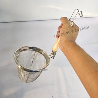  Vợt trụng hủ tiếu bún mì chuyên dụng chất liệu inox không gỉ 