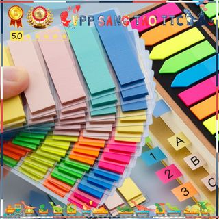 Giấy Note Phân Trang Nhựa Màu Dạ Quang