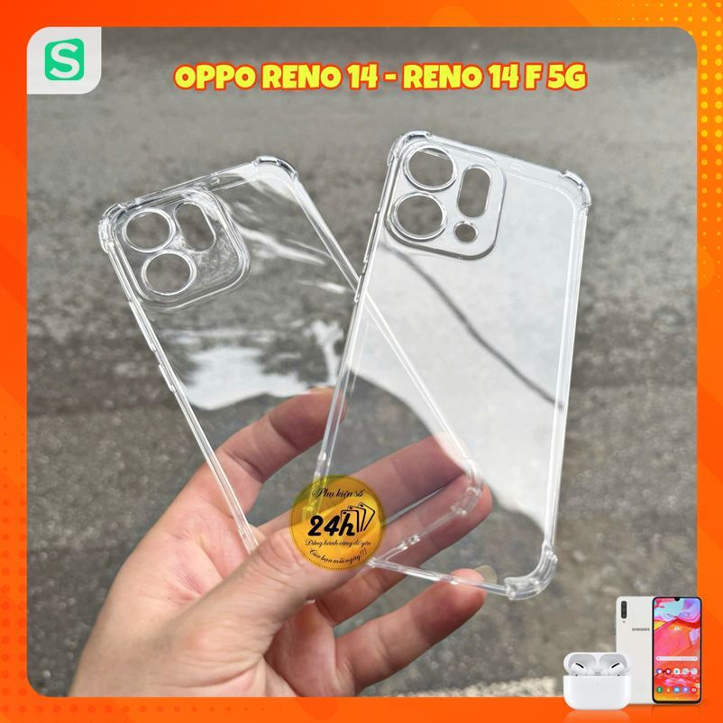 Ốp lưng oppo reno 14 5g reno 14f 5g 14 f 5g reno 14 pro trong suốt chống sốc bảo vệ camera