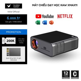 Máy Chiếu Độ Sáng Cao KAW XMAX11 - Độ Sáng Cao 24000 Lumens, Độ Phân Giải 4K, Phù Hợp Giảng Dạy, Phòng Trà