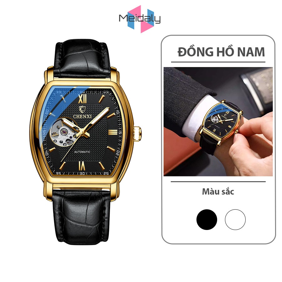 Đồng hồ cơ nam Chenxi CX8815A Automatic dây da cao cấp thời trang, chống nước, bảo hành 1 năm