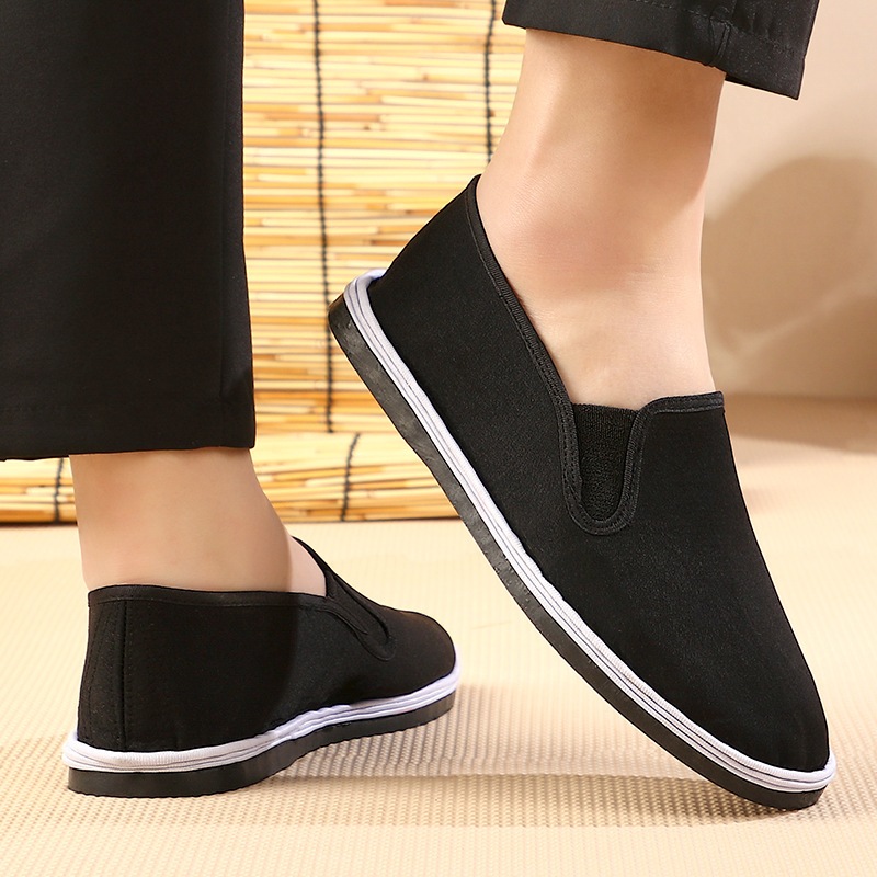 LVPEB Giày nam đế mềm màu đen