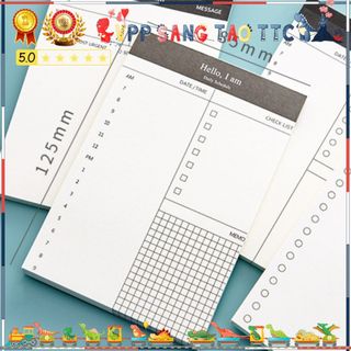 Tập giấy plan note (Daily Scheducle, To Do List, Message)