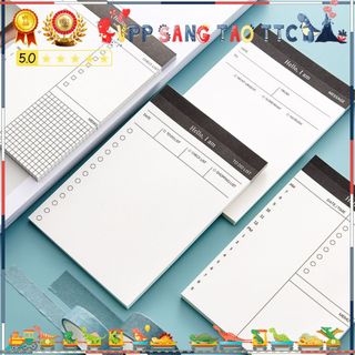 Tập giấy plan note (Daily Scheducle, To Do List, Message)