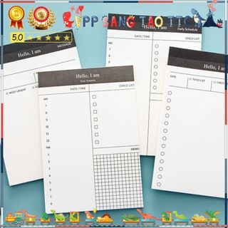 Tập giấy plan note (Daily Scheducle, To Do List, Message)