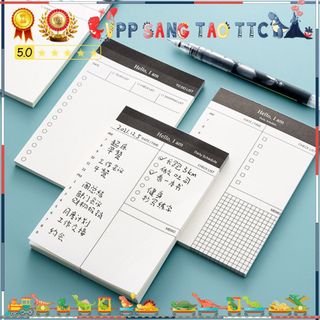 Tập giấy plan note (Daily Scheducle, To Do List, Message)
