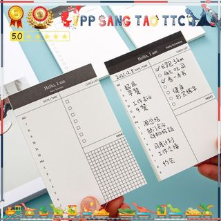 Tập giấy plan note (Daily Scheducle, To Do List, Message)