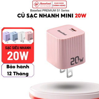 Củ sạc nhanh 20W Basefast Cốc sạc type c cho phone  X XSM 11 12 13 14Promax