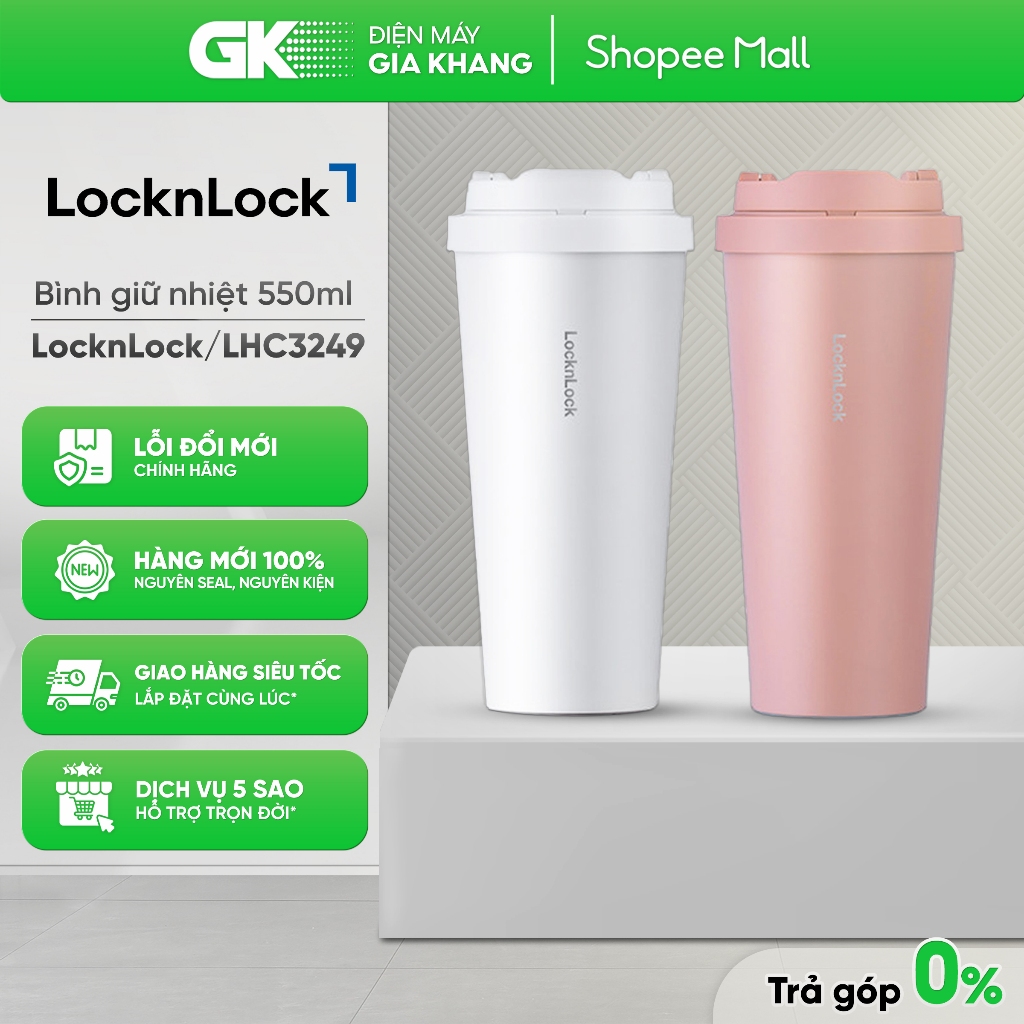 [K3] LHC3249 - Bình Giữ Nhiệt Lock&Lock 550ml