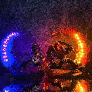  Mô hình Kimetsu No Yaiba - Kokushibo  & Yoriichi Song Cực Sinh Tử 