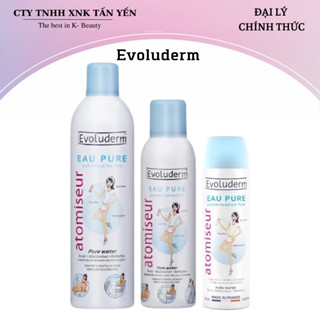  Xịt Khoáng Evoluderm Cấp Nước và Làm Dịu Da 150ml - 400ml 