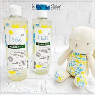 Sữa tắm KLORANE Pháp 2in1 cho bé 500ml