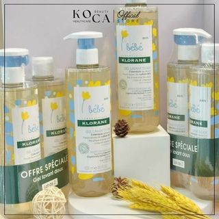 Sữa tắm KLORANE Pháp 2in1 cho bé 500ml