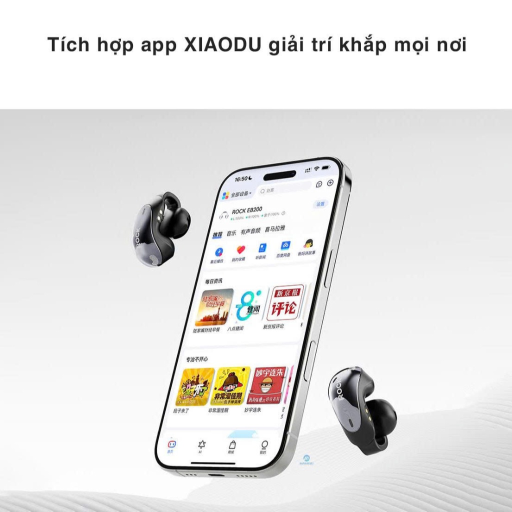 Tai nghe bluetooth không dây nhét tai TWS Ai ROCKSPACE EB200 Smart Earphones hàng chính hãng có BH | BigBuy360 - bigbuy360.vn