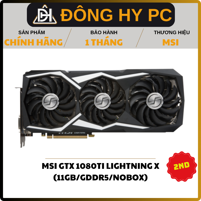 VGA card màn hình MSI GTX 1080Ti LIGHTNING X 11GB 2ND