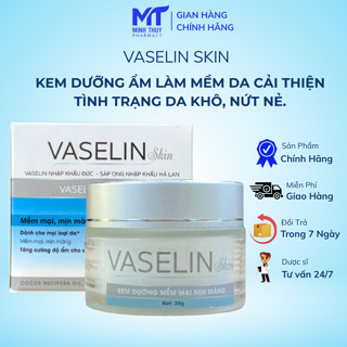  Kem Nẻ Vaseline - Kem Dưỡng Ẩm Làm Mềm Da Cải Thiện Tình Trạng Da Khô Nứt Nẻ Bong Tróc Giúp Da Mềm Mại Mịn Màng. 