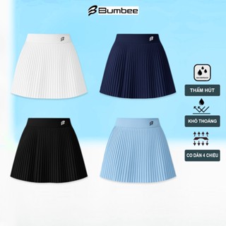 Váy Thể Thao Nữ Xếp Ly Bumbee – Chất Co Giãn 4 Chiều, Thoáng Mát, Thấm Hút Tốt, Chơi Cầu Lông Pickleball Tennis (X44)