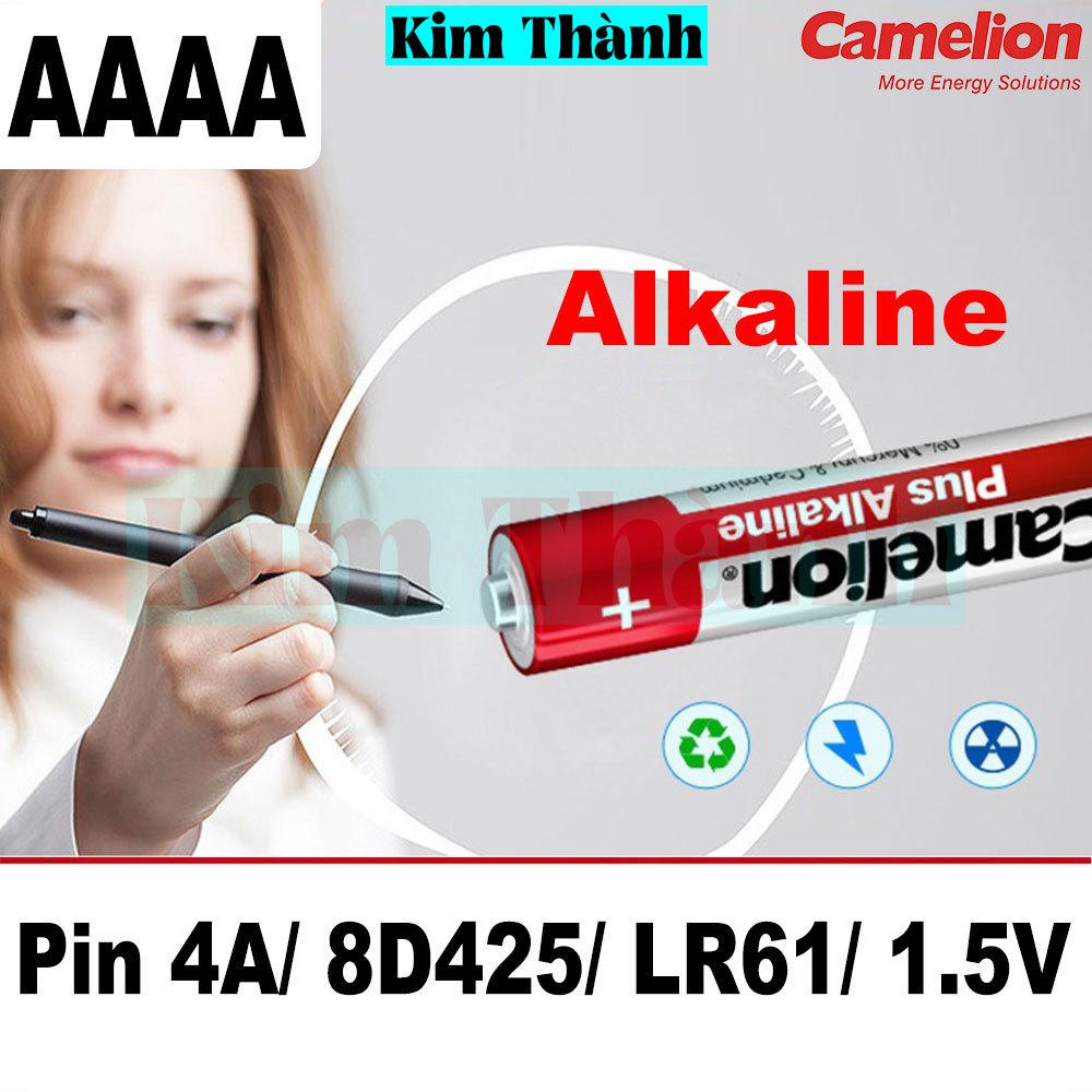 Pin AAAA Alkaline Camelion,Pin 4A 1.5V,LR8D425,LR61,dùng cho Surface pen, bút cảm ứng trình chiếu