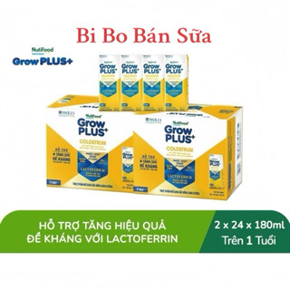  COMBO 2 Thùng 48 Hộp Sữa Bột Pha Sẵn GrowPLUS+ Colostrum Lactoferrin - 180ml 