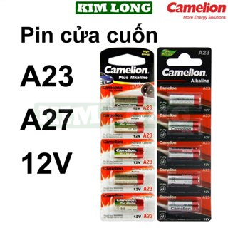  pin A23,A27,pin alkaline 12V,cho điều khiển cửa cuốn,chìa khóa điện chuông cửa,chuông điện 