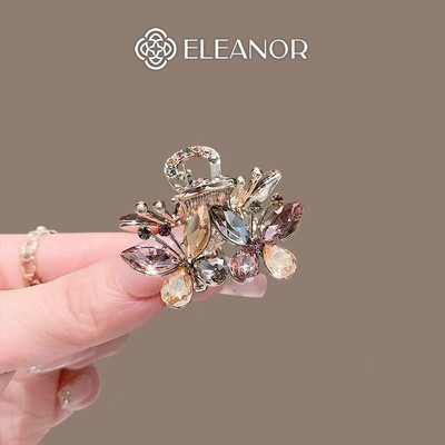 Kẹp tóc nữ Eleanor Accessories hình hồ điệp đính đá phụ kiện tóc kẹp tóc càng cua 10158