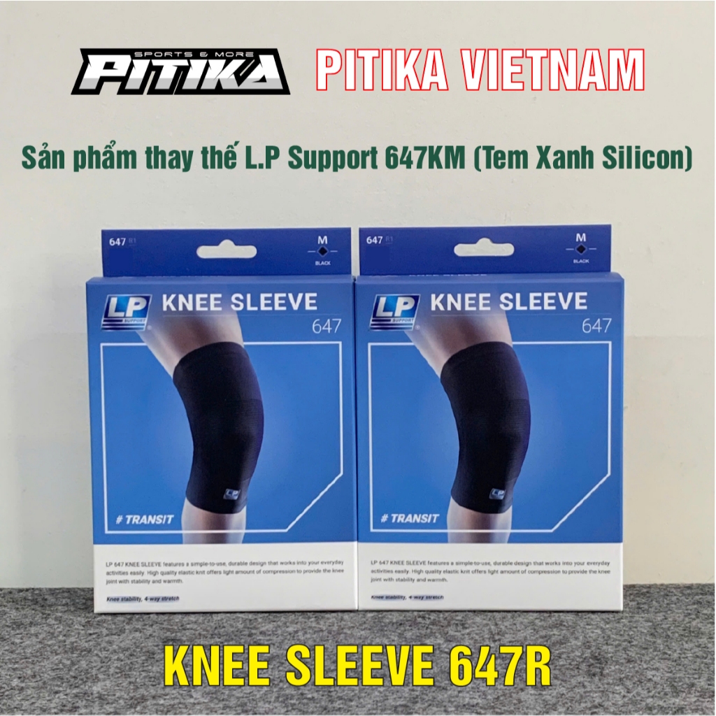 Bó gối L.P Suport 647R (Tem xanh mẫu mới), 1600CK (Tem đen), 647KM (Tem Xanh Cũ sẽ ngưng SX)
