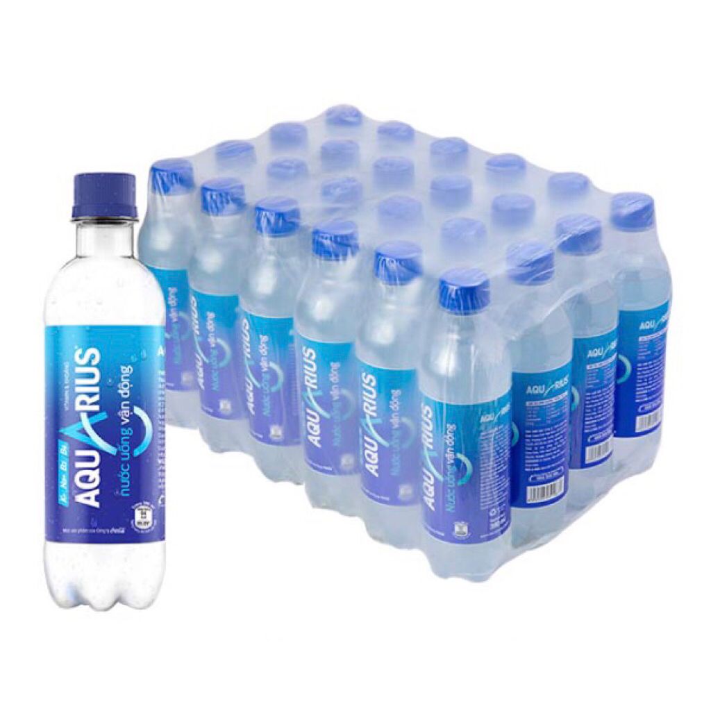 Thùng 24 chai nước uống vận động Aquarius 390ml