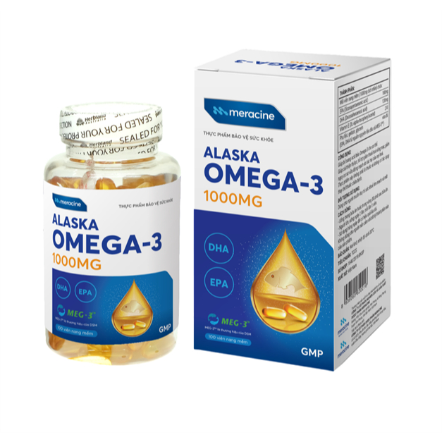 ALASKA OMEGA - 3 Viên uống bổ não mắt