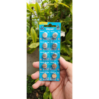 Vỉ 10 Viên Pin VINNIC LR44 / L1154F / AG13  / G13 / L1154 / A76 - Hàng Chính Hãng