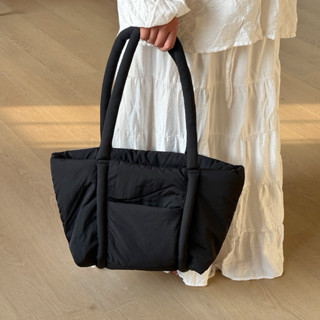  Túi tote đeo vai chần bông túi phao Tofu Bag vải dù chống thấm nước nhẹ êm mềm - dodo_coco 