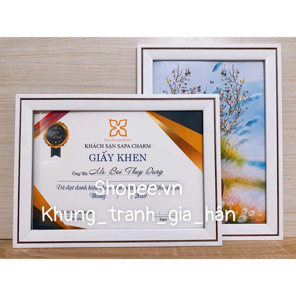 Khung bằng khen A4(21x30)khung ảnh A4 treo tường ,khung hình  A5 giá rẻ