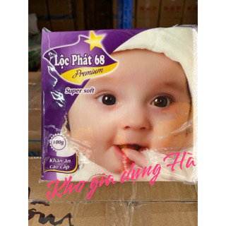 Combo 10 cục giấy vuông emos phiên bản lộc phát mới 100 gram