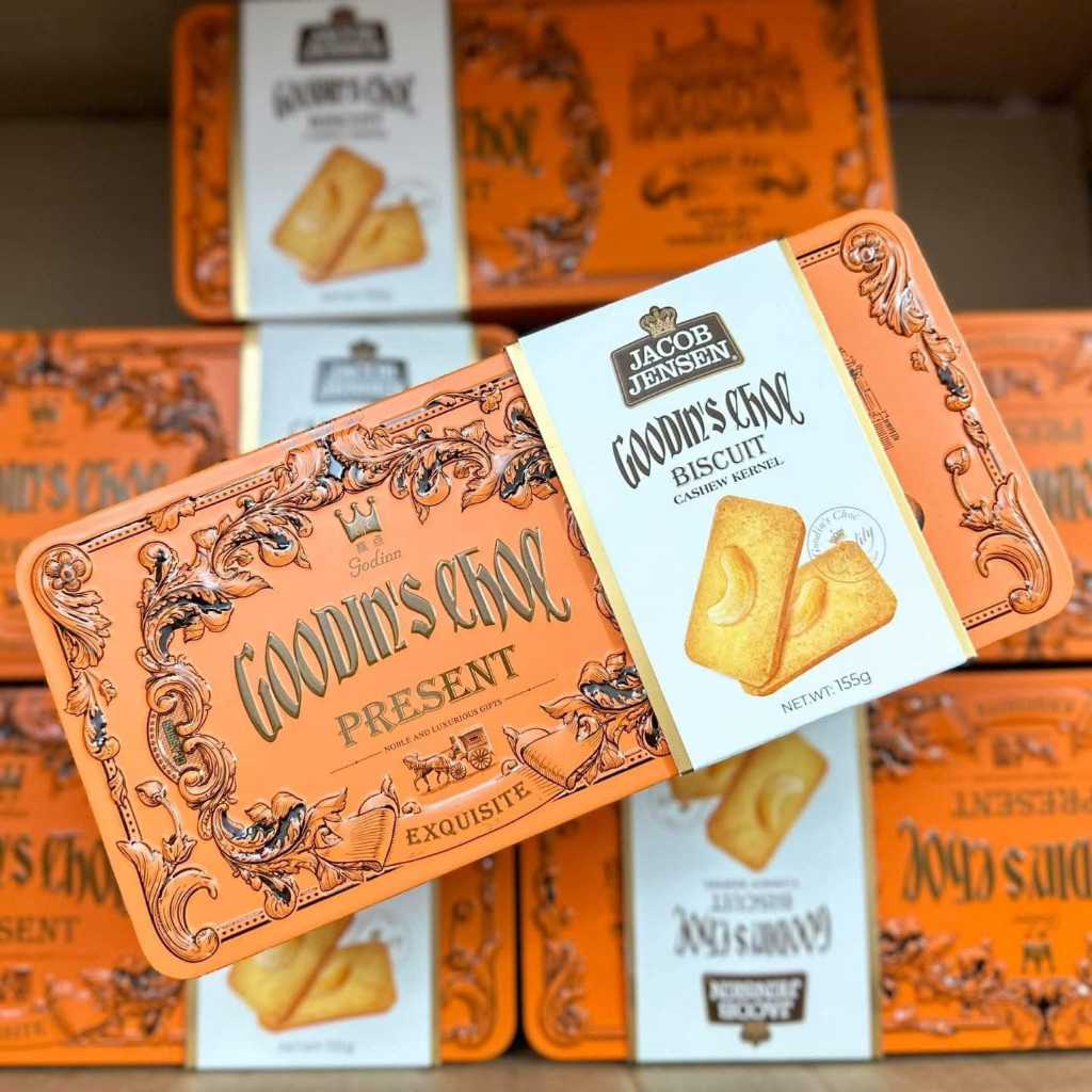 Bánh quy hạt điều Jacob Jensen Goodin's Choc 155gr
