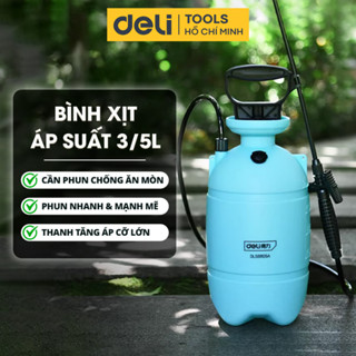  Bình Xịt Tưới Cây 3L Deli Chính hãng - Bình Phun Thuốc Sâu Khử Khuẩn Phun Sương Xịt rửa xe 