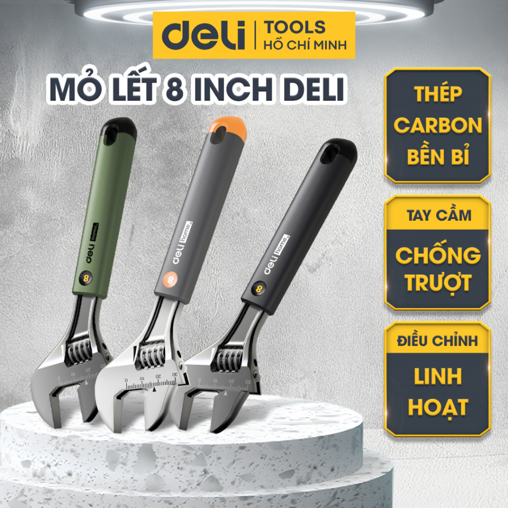 Mỏ Lết Đa Năng Chính Hãng DELI - Thiết Kế Tinh Tế Chất Liệu Cao Cấp Bền Bỉ