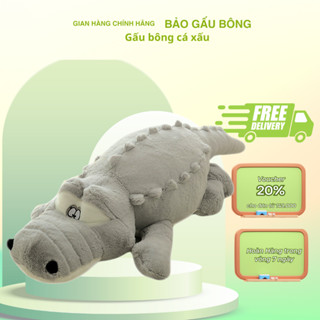 Cá sấu lông xù 2m>>1m2  siêu to khổng lồ , thú bông cá sấu gai siêu to gấu khổng lồ