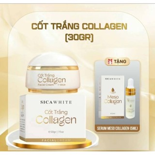   chính hãng  CỐT TRẮNG COLLAGEN TẶNG SERUM MESO HỘP 30G 