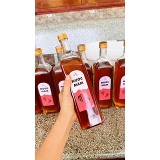 Combo 8 chai thủy tinh vuông 1lit (1000ml)