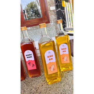 Combo 8 chai thủy tinh vuông 1lit (1000ml)