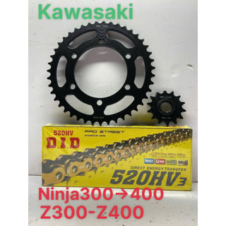 Nhông xích sên dĩa xích kawasaki ninja 300 400 650 z300 z400 z650 z800 z900 z1000