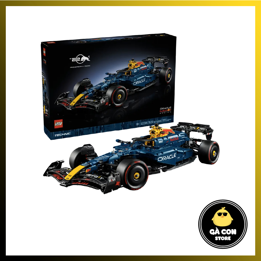 Đồ chơi lắp ráp TECHNIC 42206 Oracle Red Bull Racing RB20 F1 Car - Siêu xe Oracle Red Bull Racing RB