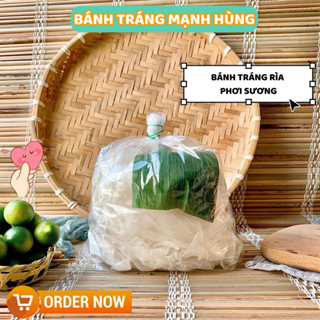 Bánh tráng RÌA PHƠI SƯƠNG TẶNG MUỐI - BÁNH TRÁNG MẠNH HÙNG