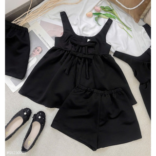 SET ÁO PEPLUM KÈM SHORT