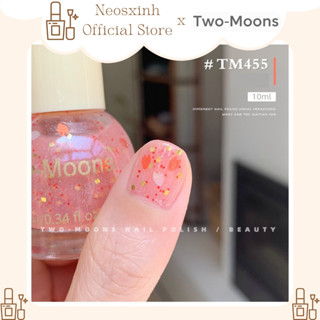  Sơn Móng Tay Two-Moons Nhũ Kim Tuyến Hạt Hoa 10ml - Neosxinh Nails 
