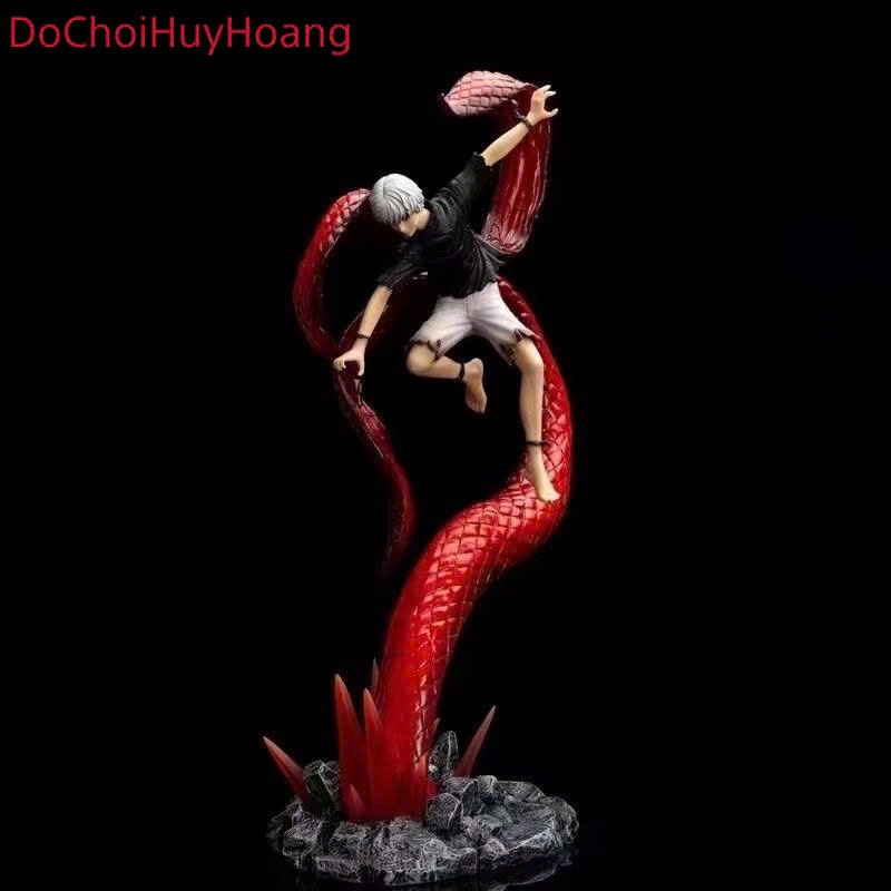 Mô hình tượng nhân vật Kaneki Ken chiến đấu 2 đầu thay thế 40cm
