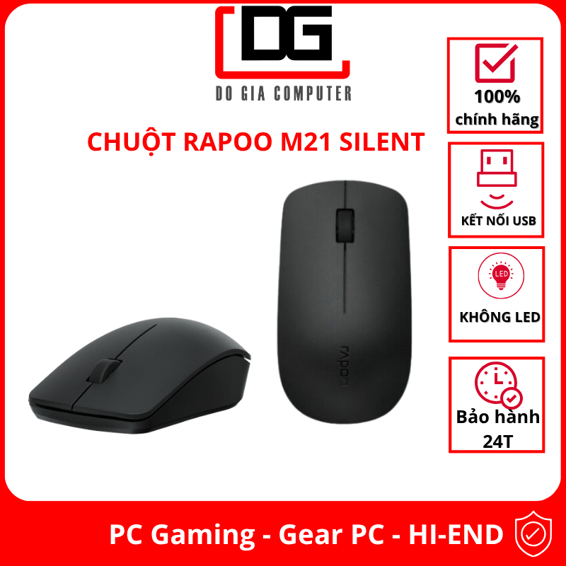 Chuột không dây Rapoo M21 silent