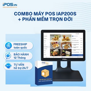 [COMBO] MÁY POS iAP200S + PHẦN MỀM BÁN HÀNG FABiBox TRỌN ĐỜI [Chính hãng]