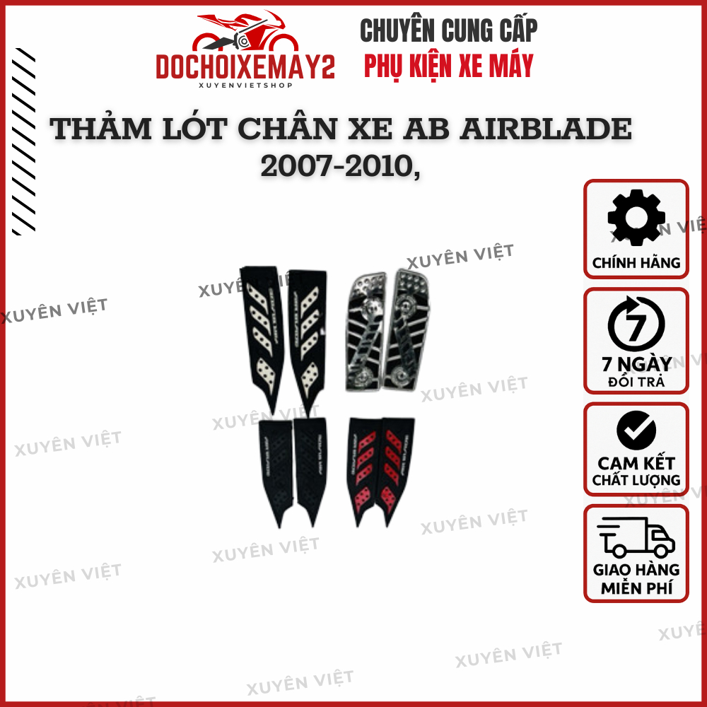 Thảm lót chân xe AB Airblade 2010, thảm xe AB Airblade 2007, 2008, 2009, 2010, ab2010, AB2010